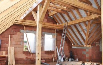 Three Chimneys attic trusses